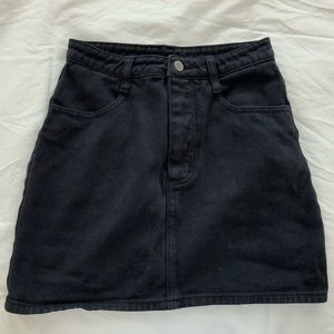 RARE black brandy skirt